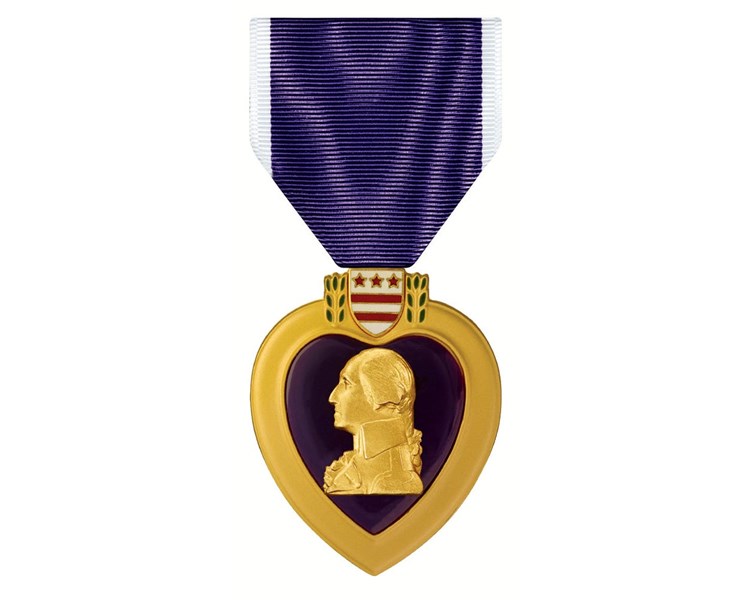 The Purple Heart medal